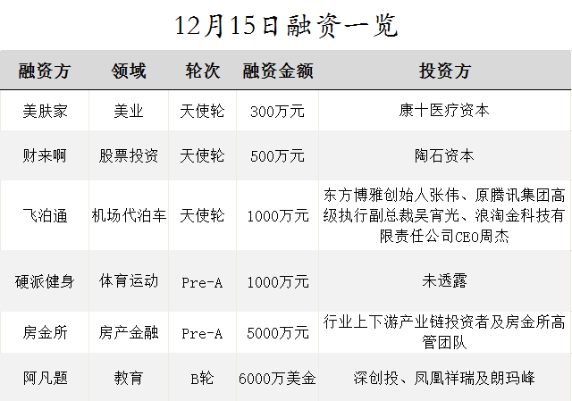 12.15融资报告