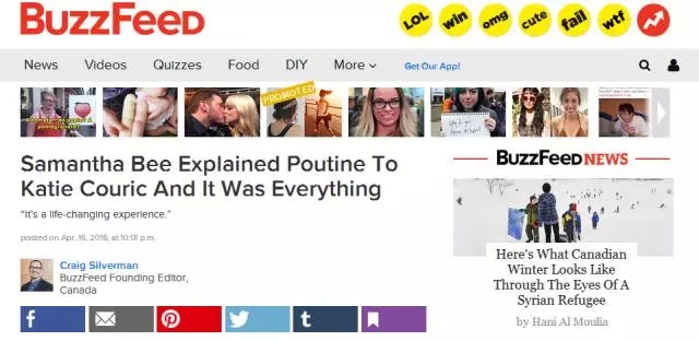 Buzzfeed靠什么获取每月50亿次浏览量 打败纽约时报?