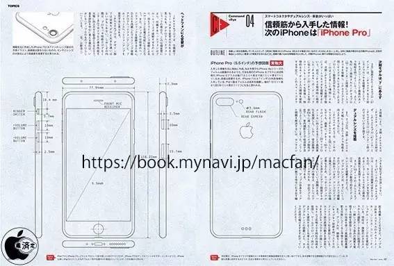 iPhone7被日媒曝光：苹果7支持双摄像头无线充电