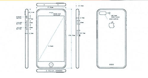 iPhone7新机设计图泄露 苹果7支持无线充电3.5mm耳机插孔消失