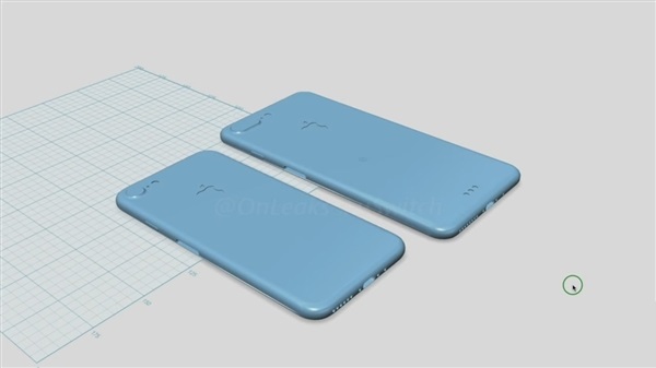 iPhone7 3D建模视频曝光：苹果7天线白条上移无3.5毫米耳机接口