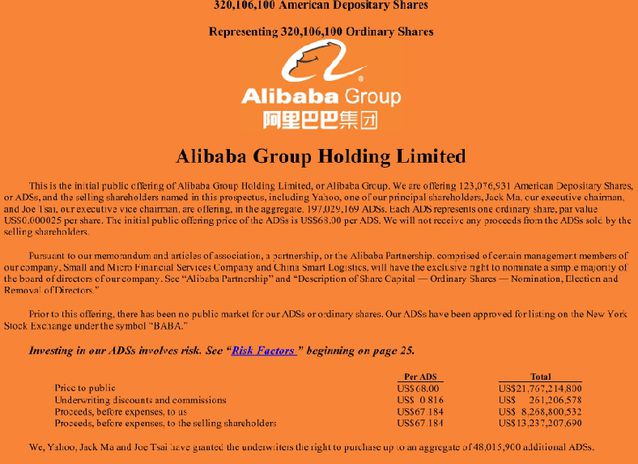马云拟出售990万股份 阿里巴巴股价出现下跌