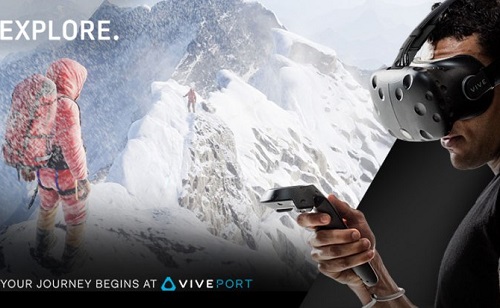 HTC上线VR应用商店Viveport 覆盖30个国家60种VR类别