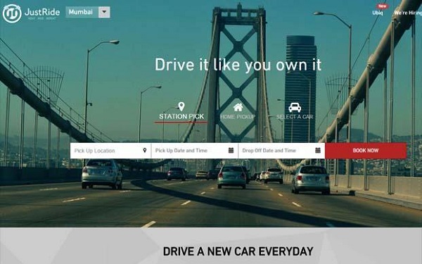 印度汽车租赁初创公司JustRide