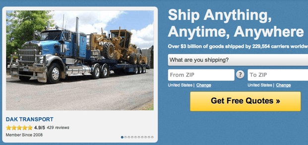 美国在线运输交易平台uShip获2500万美元D轮融资 让货物自由流通