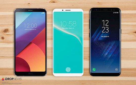 苹果iPhone8概念图流出 无边框设计取消HOME按键