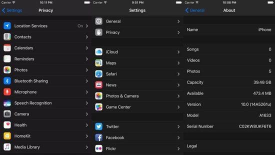 苹果iOS 11猜想：iPhone 8或将新增暗色模式