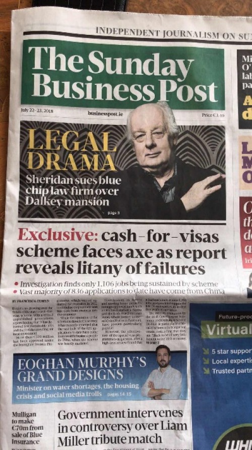 爱尔兰移民局再次重申，融资贷款模式不合法！