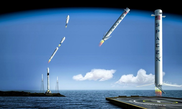 SpaceX公司“猎鹰-9号”火箭第四次海上回收火箭再次失败