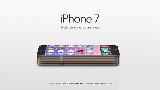 iPhone7最美概念机图片曝光 苹果7硬件参数预测