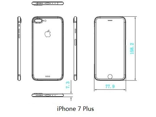 iPhone7设计图曝光：苹果7机身背部的大白条消失+3GB内存
