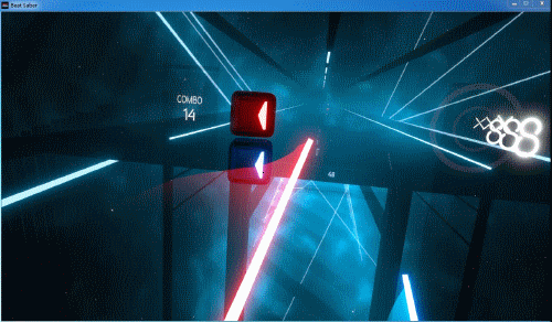 大朋E3《Beat Saber》独门试玩：沉迷VR只需一个游戏